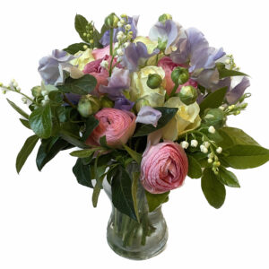 bouquet muguet et roses